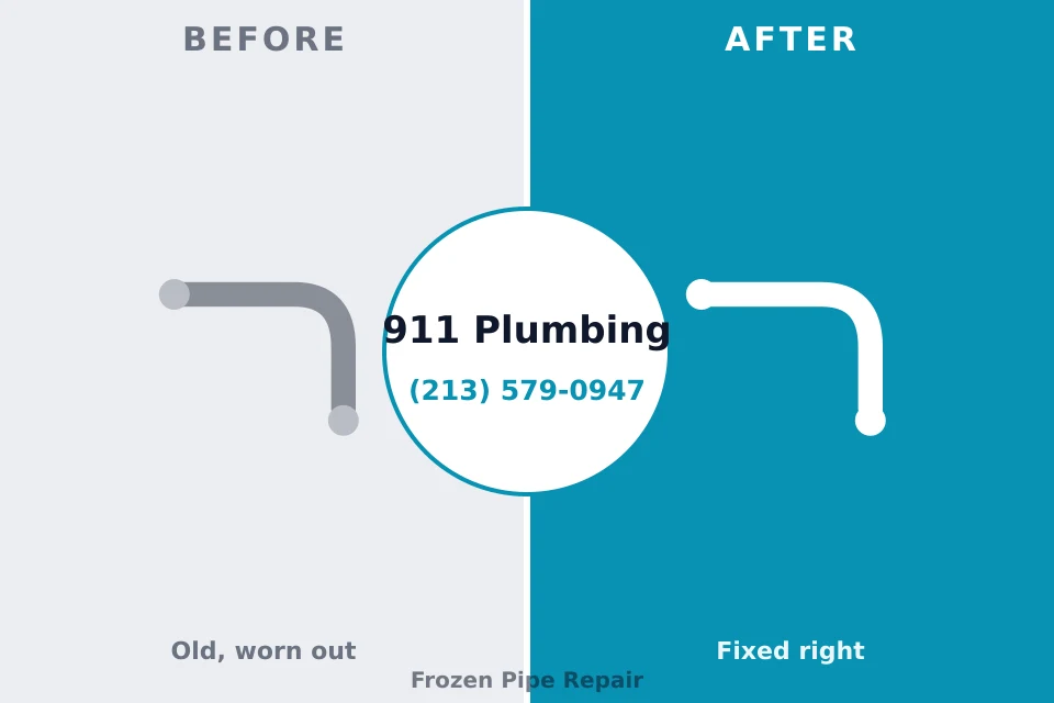 Before and after: plumbing company Nashotah, WI